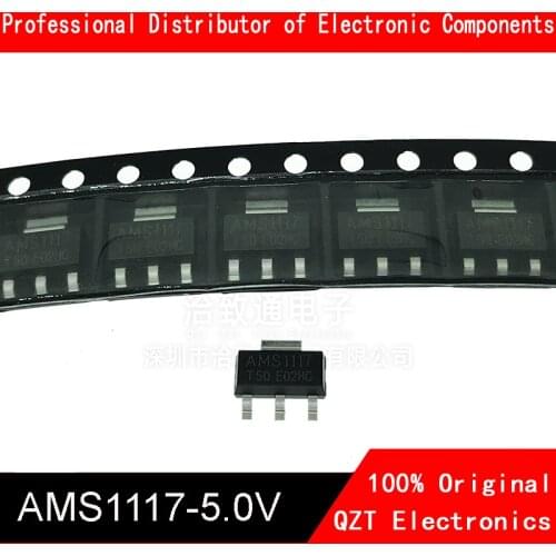 10pcs/lot AMS1117-5.0 AMS1117-5.0V , AMS1117 1117 5V 1A SOT223 Voltage Regulator Best quality