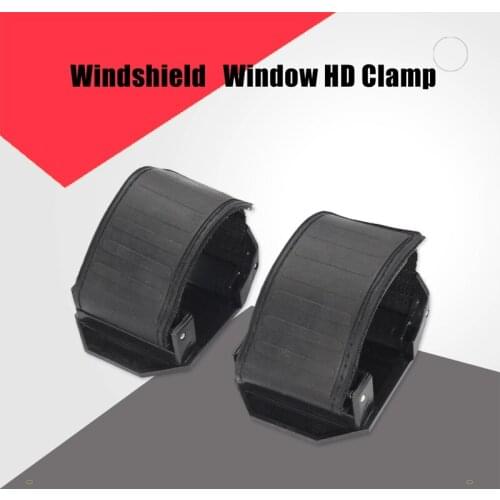 2Pcs Universal UTV Windshield HD Clip for Prs RZR XP Can-Am Maverick 1000R X3 UTV Plastic Front Window Fixed Clip Black