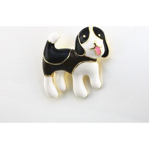 2020 New European and American brooch cute puppy brooch fashion wild sweater coat a gender needle