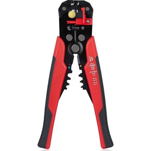 8'' Insulation Wire Stripper Cutter Crimping Tool Multi-function Automatic Cable Crimper