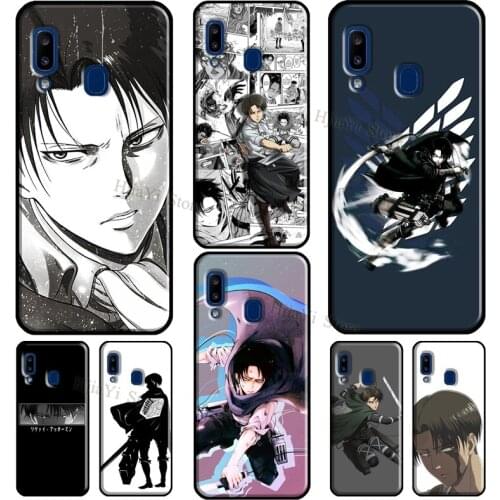 Anime Attack on Titan Levi Ackerman For Samsung Galaxy A52 A72 A20e A21S A50 A70 A01 A11 A12 A42 A31 A41 A51 A71 A32 Phone Case