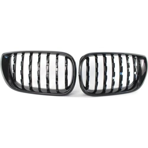 Diamond Style Shiny Gloss Black Kidney Front Grille for BMW E46 3 Series 320i 325i 330i 330xi 325xi Facelift 4 Door 02-05