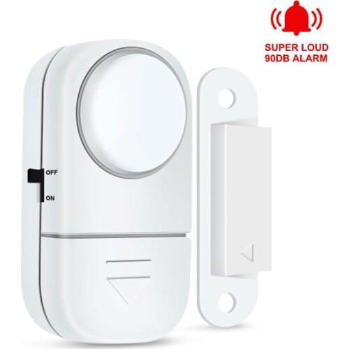 Door Window Sensors Wireless Alarm Entry Burglar Standalone Magnetic Independent Home Big Decibel Security 90dB Alarm Guardian