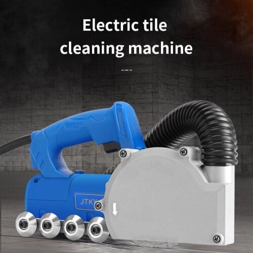 Electric seam cleaner, beautiful seam agent, construction tool, ceramic tile floor tile cleaning, slotting device