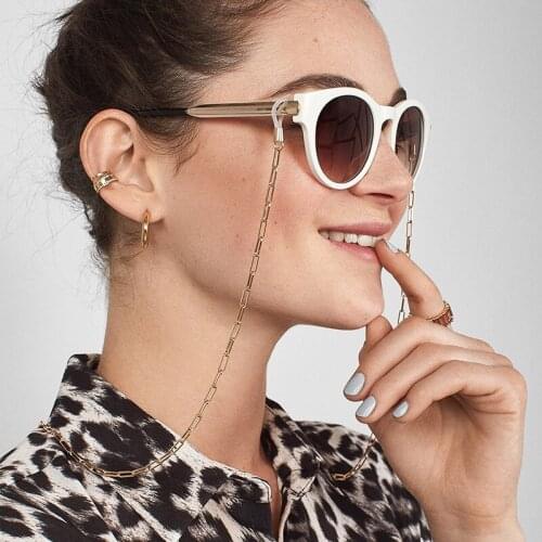 Nice-looking Acrylic Pearls Crystal Bead Chain Sunglasses Glasses Chain Anti-lost Hangs Mask Holder Lanyard WomenS Sunglasses