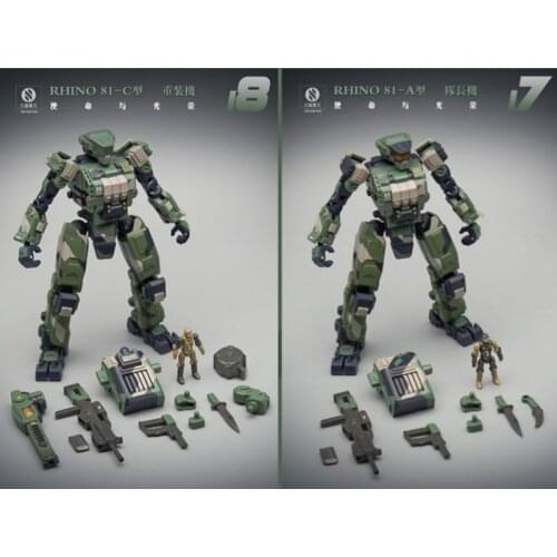 MFT MechFansToys Transformation ForgingSoul RHINO 81-C 1/60 AGS17 AGS18 Casf Action Figure Toys