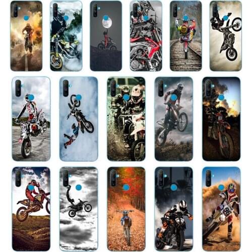 226FG Motocross moto cross dirtbikes gift Soft Silicone Tpu Cover phone Case for OPPO A5S A7 AX7 A5 A9 2020 Reslme C3