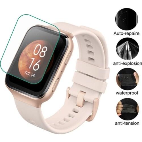 5pcs Soft TPU Clear Protective Film Smartwatch Guard For 70mai Saphir Smart Watch Full Display Screen Protector Cover Protection
