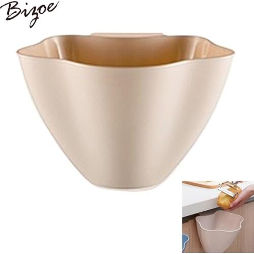 Door Hanging Plastic Trash Cans Can Store Content Kitchen Workspace Box Kitchen Tools Trash Can Can Effective