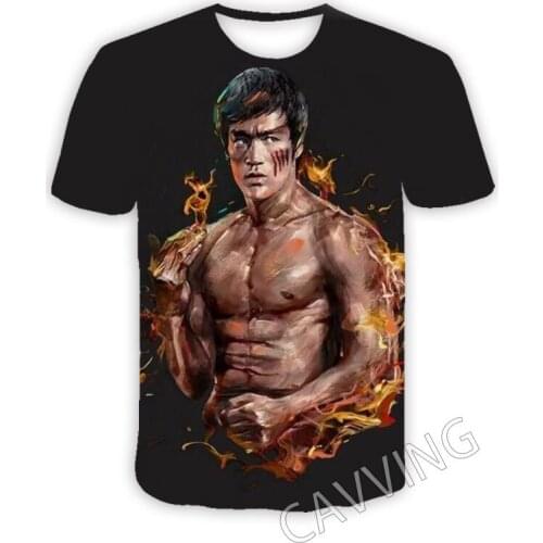 CAVVING 3D Printed Bruce Lee Casual T-shirts Hip Hop T Shirts Harajuku Styles Tops Clothing for Men/women