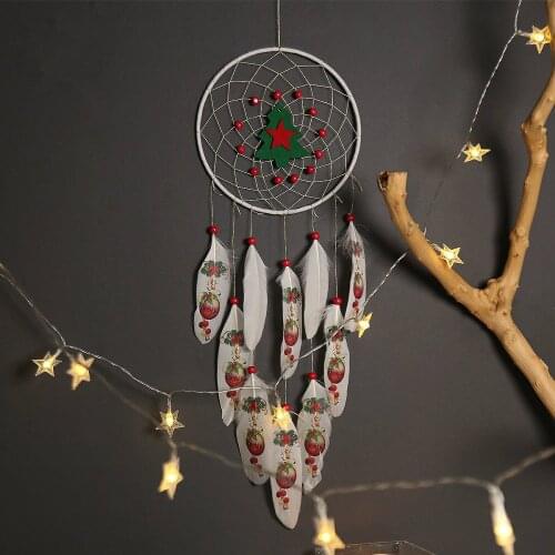 Christmas original dream catcher series home decoration dream catcher ornaments Christmas gifts dream catcher wall hanging