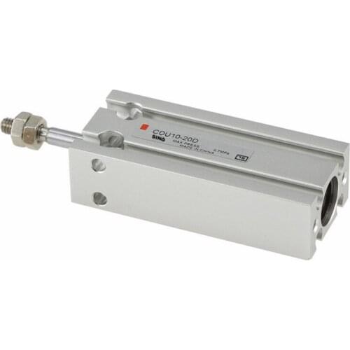 SMC TYPE CDU Cylinder CDU16-5/10/15/20/25/30/40/50D Multi position free mounting cylinder