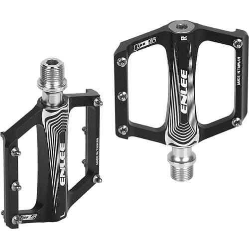 Bicycle Pedal Folding Bike Pedals Aluminium Alloy Flat Bicycle Platform Pedals Mountain MTB Bike Pedals Cycling Road Pedals