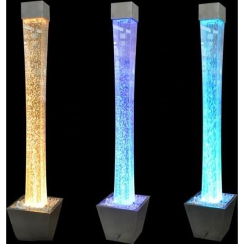 Indoor LED glowing water bubble lamps luxury home decoration