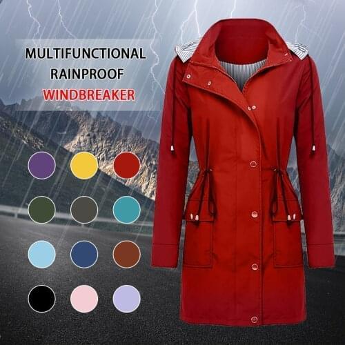 Plus Size Waterproof Rain Jacket Outdoor Rain Jackets Coat Unisex Jacket Women Men Hooded Softshell Hunting Clothes Jackets