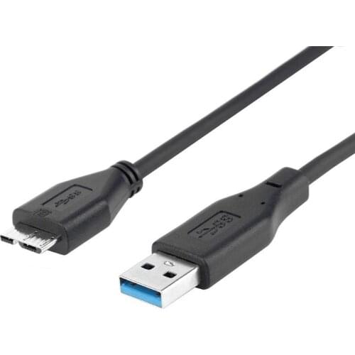 High Speed 0.5m USB 3.0 Cable Type A Male to USB 3.0 Micro B Male Adapter Cable Converter for External Hard Drive Disk HDD