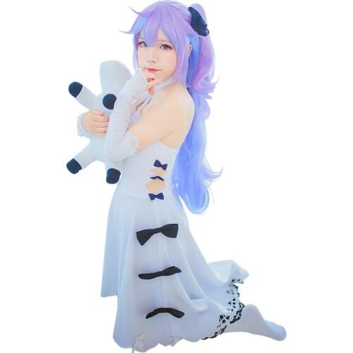 Azur Lane Takao and Atago Uniform Women dress Lady White Battle frame Unicorn Cosplay Costume Azur Lane Dresses Cosplay
