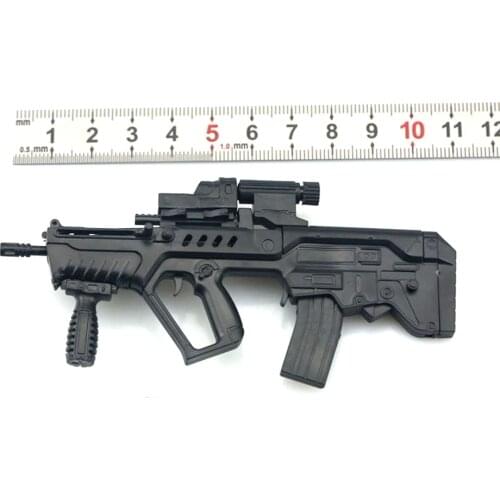 1/6 Scale TAVOR Assault Rifle Assemble Gun Model Puzzles Bricks Military Weapon Sand Table Toy Action Figure