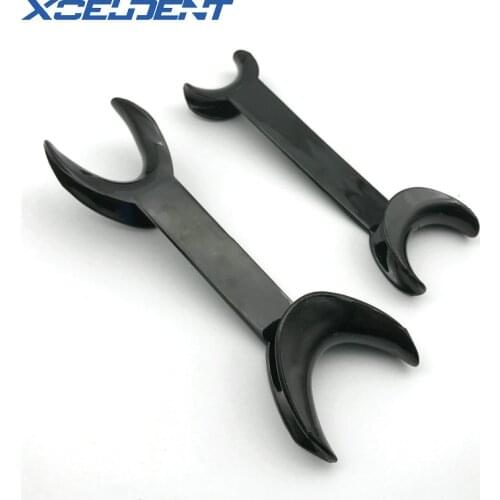 1pcs Black T-Shape Mouth Openers Intraoral Cheek Lip Retractor Opener Double Head Orthodontic Teeth Mouth Opener Dentist Tool