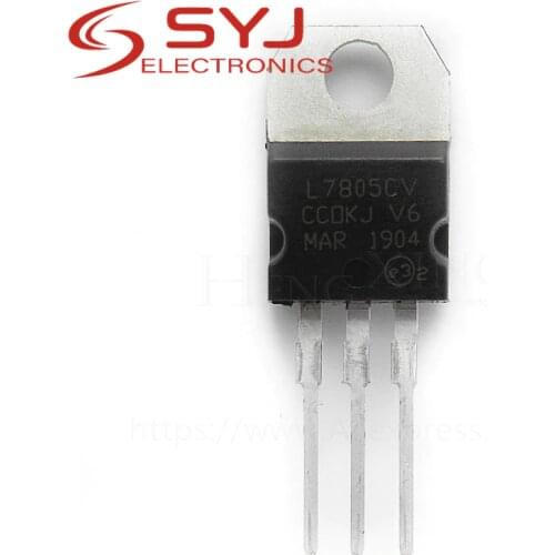 10pcs/lot L7805CV L7805 7805 LM7805 KA7805 5V TO-220 In Stock