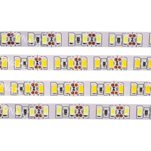 DC 12V 5630 5730 LED Strip Lamp 120leds/m Width 8mm 10mm Natural White/ Warm White Flexible Tape Led Strip Light 5m