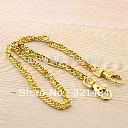 40cm 50pcs 8mm Gold plated Dense Handbag Metal Purse Chain Handles WHOLESALE