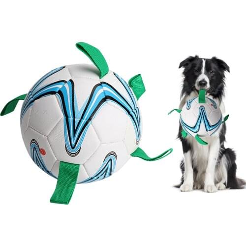 60PCS Pet Soccer Ball Indoor-Outdoor Interactive Dog Toy With Easy Grab Tabs Unique And Fun Dog Tug Toys Dog Water Toy Newest