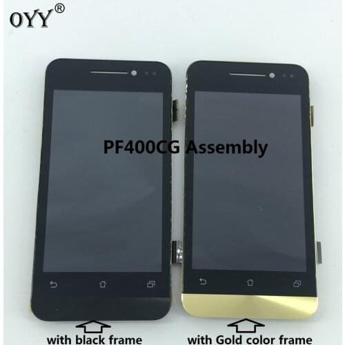 800*480 LCD Display Touch Screen Digitizer Glass Panel Replacement parts with frame For Asus PadFone mini PF400CG
