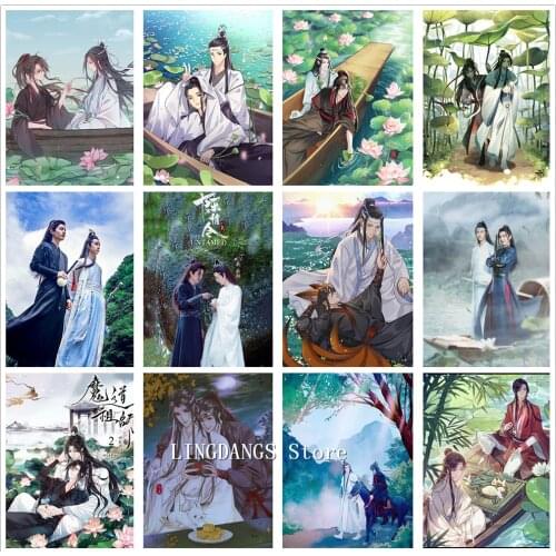 Ancient Chinese Style Mo Dao Zu Shi Chen Qingling 5D DIY Diamond Painting Anime Cartoon Diamond Mosaic Cross Stitch Home Decor