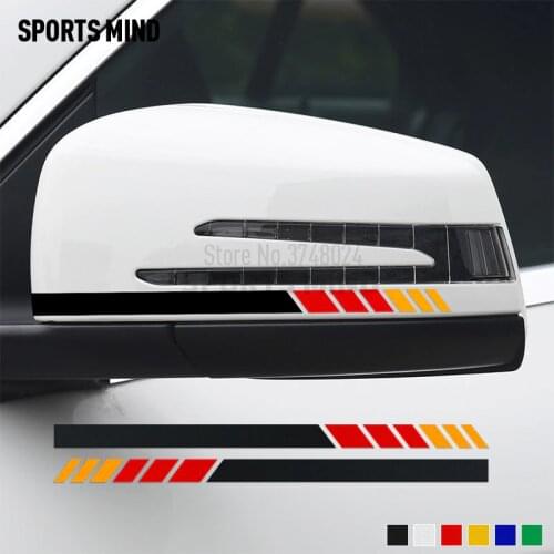 1 Pair For Mercedes Benz W203 W205 W204 W211 W212 W117 W176 W210 AMG Auto Accessories Car Styling Automobiles Car Sticker Decal