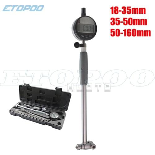 Dial Bore Gauge 50-160mm 35-50mm 18-35mm 0.01mm Center Ring Dial Indicator Micrometer Gauges Measuring Tools