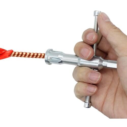 Wire Twisting Tool Galvanized Steel Silver Wire Terminals Power Tools Automatic Wire Stripper and Twister for Electric Drills