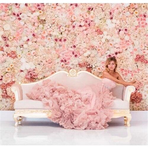 10pcs60X40 home decorating artificial flowers lace decorative flower wall wedding flowers rose flower wall wedding fake flowers