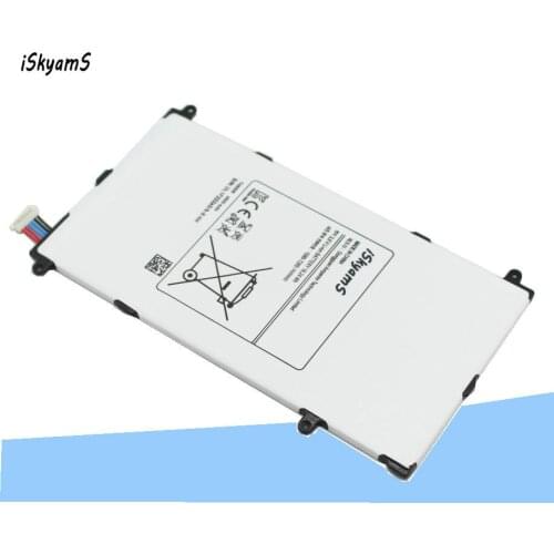 ISkyamS 10pcs/lot 4800mAh T4800E Replacement Battery For Samsung Galaxy Tab Tablet Pro 8.4 8.4" T320 T321 T325 SM-T320 SM-T325