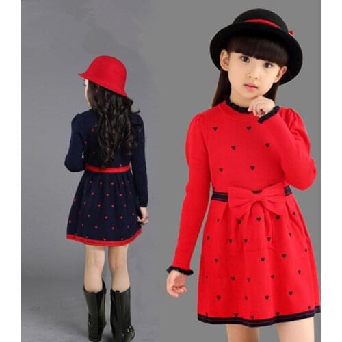 Теплые платья для девочек Kinmonla China At AliExpress