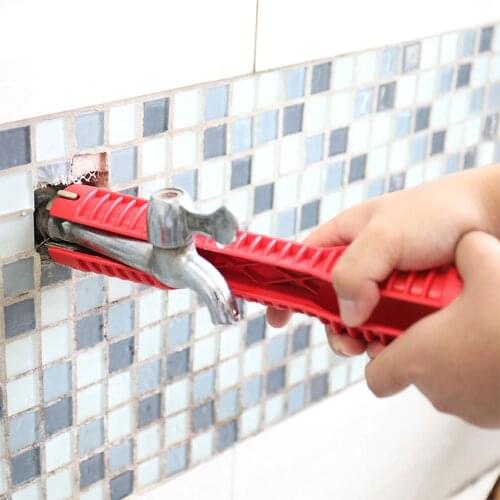 Flume wrench 8 In 1 Anti-slip Kitchen Sink Repair Wrench Bathroom Faucet Assembly Plumbing Installation Wrench Tool Set