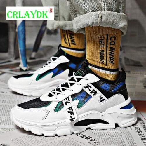CRLAYDK Mens Shoes for Running Breathable Sneakers Increased Sports Casual Walking Youth Boys Footwear Outdoor Non Slip Tennis