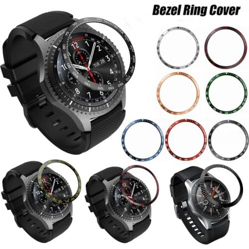 For Huawei GT 2 46MM Metal Bezel Ring Case For Samsung Gear S3 Frontier Classic /Galaxy Watch 46MM Bezel Styling Frame Case