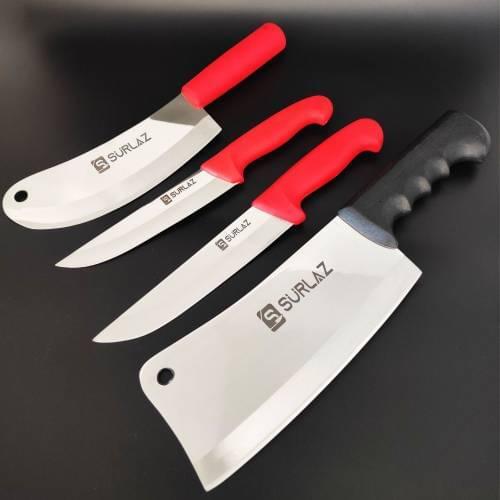 Handmade Butcher Knife Set Row Armor 4 Piece Meat Knife Onion Row Butcher סט סכין קצבים קו שריון 4 חלקים בשר סכין בצל