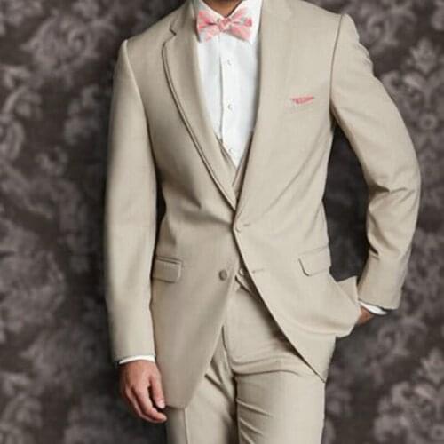 2021 Autumn New Tailor Made Fashion Luxury Solid Color Men Suits Slim Fit Groom Tuxedo For Wedding Business Party Custome 3 Prc