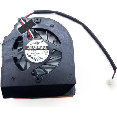 Original for ADDA AB0712HB-UB3 12V 0.30A 3 wire double ball notebook CPU fan