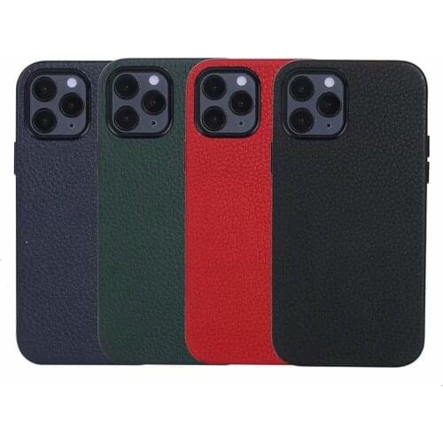 For iPhone 12 Mini 12 12 Pro Max Luxury Genuine Real Leather Case Retro Protect Cover