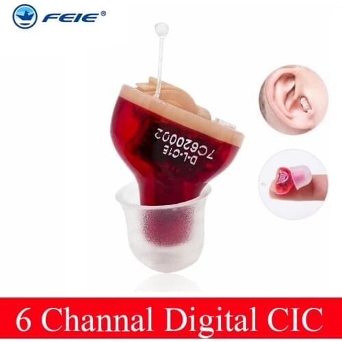 S-15A 6 Channel Digital CIC Portable Hearing Aid Earphone For The Deaf Ear Hearing Amplifier Prices Hearing Assistive Device