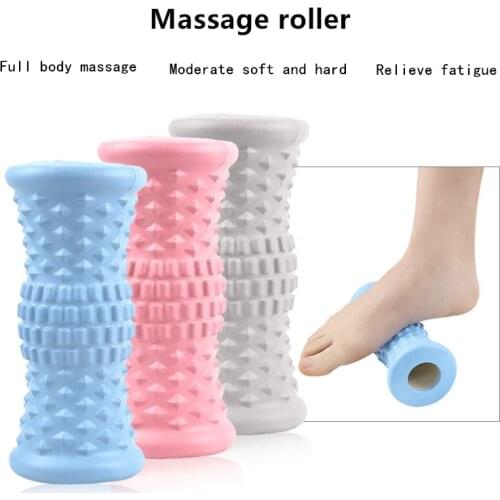 Blue Massage Mat Roller Yoga Pilates Massager For Foot Relieve Body Leg Muscle Fatigue Acupoint Pain Relief Relax Exercise