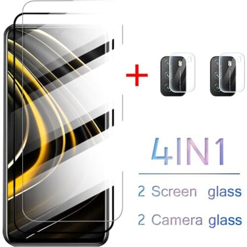 Camera glass for xiaomi poco m3 x3 pro f3 protective glass for pocophone little poko poco f 3 x 3 pro nfc screen protector film