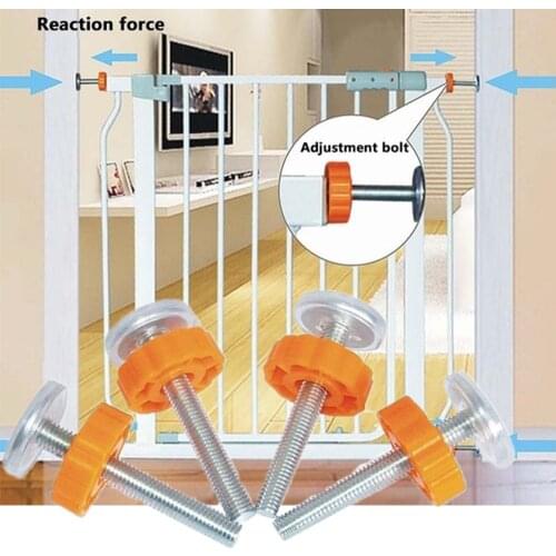 1PC Safety Stairs Gate Screws For Baby Pet Bolts with Locking Nut Spare Part Accessories Kit Gates & Doorways