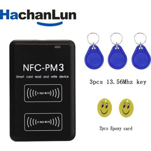 NEWEST PM3 RFID Writer Support for 13.56MHZ Tag IC Keyfobs Cloner Copier NFC Full Decoding Function Card Reader Duplicator