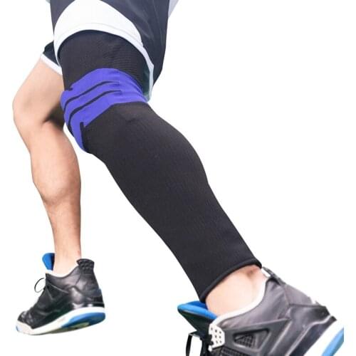 1pc Long Knee Pads Running Leg Sleeve Calf Knee Brace Support Protector Ski/Snowboard Sport Kneepad Football Shin Guard