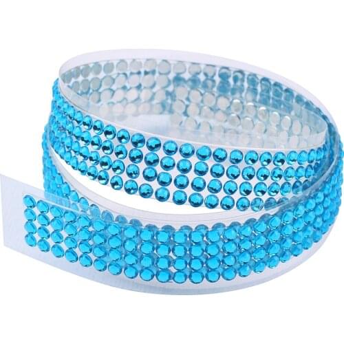 1 Piece DIY Tape Fashion High Quality Self-Adhesive Acrylic Rhinestones Sticker On Scrap Booking Craft DIY Handmade Sticker