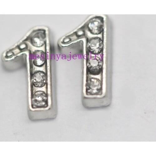 10pcs number 1 floating charms for glass locket, FC-147
